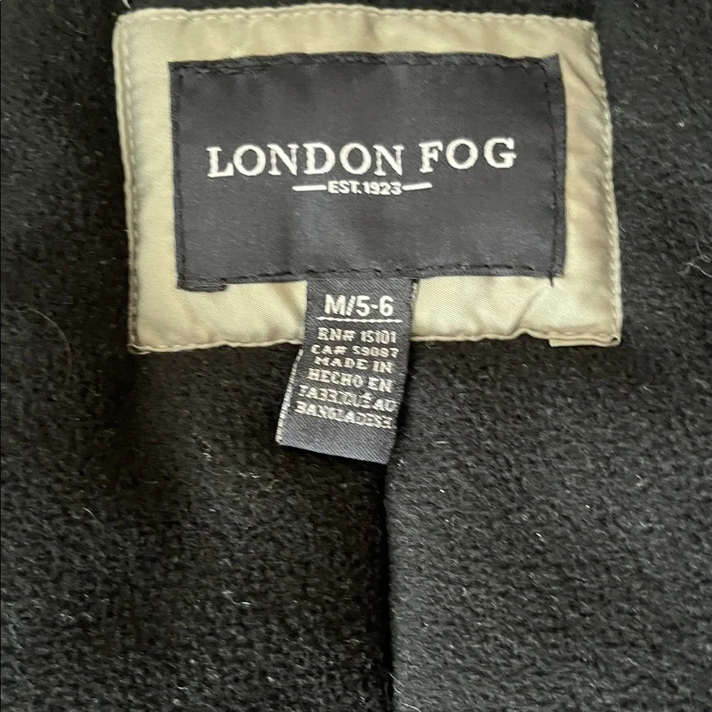 Boys London fog coat and snow pant bib matching set - Picture 4 of 12